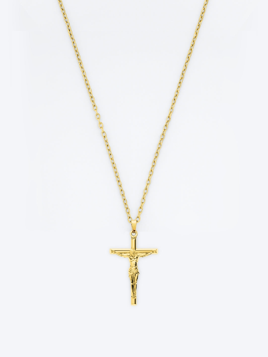 CADENA DE CRUCIFIJO | Oro de 18K