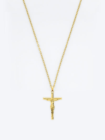 CADENA DE CRUCIFIJO | Oro de 18K