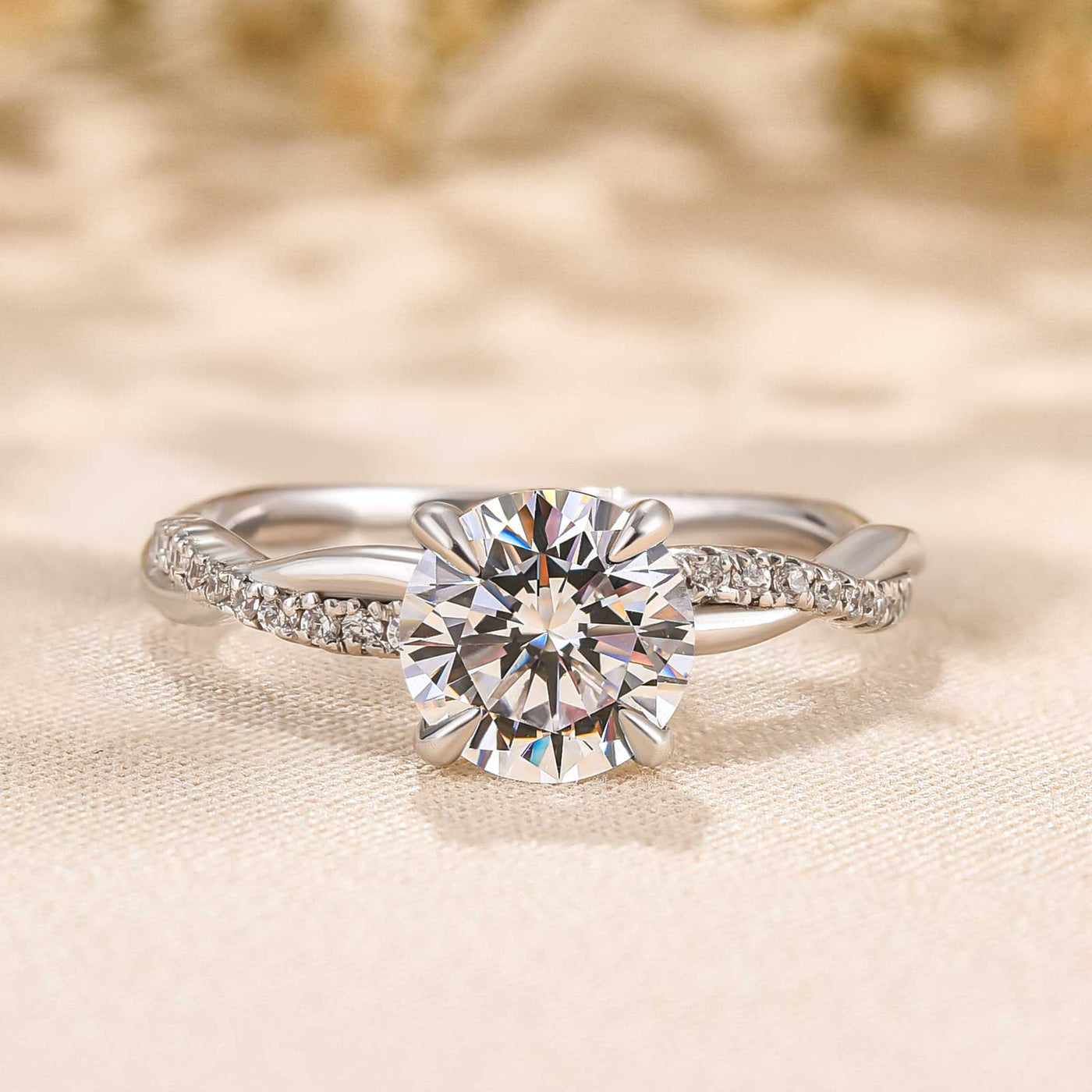 Anillo Jane | Oro Blanco