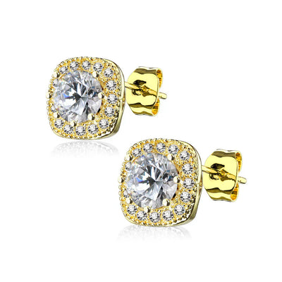 Pendiente Glennis | Oro blanco