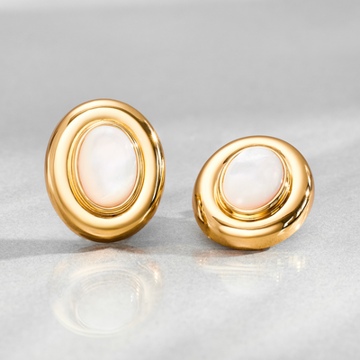 Pendientes de Perla Giselle | Oro
