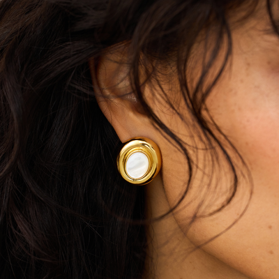 Pendientes de Perla Giselle | Oro