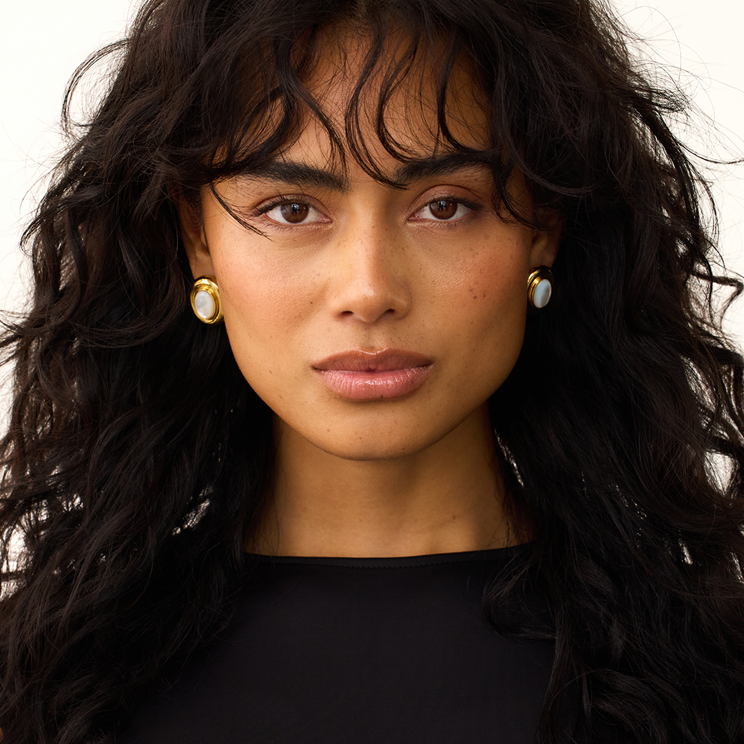 Pendientes de Perla Giselle | Oro