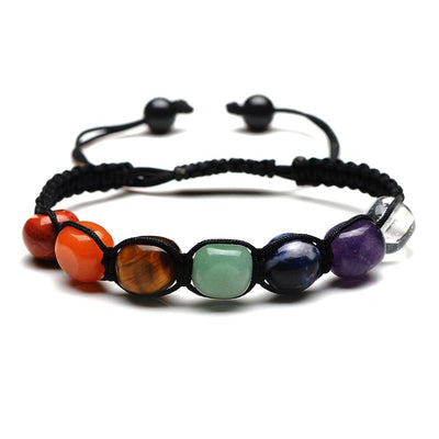 Pulsera de Riqueza de Piedras Mágicas Naturales Hechas a Mano