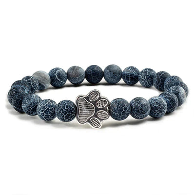 Pulsera de Patas con Cuentas – Diseño de Piedra Natural