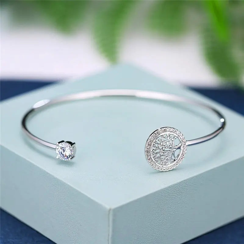 Pulsera Ajustable con Diseño del Árbol de la Vida
