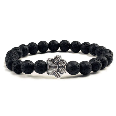 Pulsera de Patas con Cuentas – Diseño de Piedra Natural