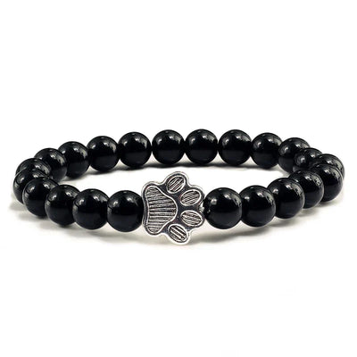 Pulsera de Patas con Cuentas – Diseño de Piedra Natural