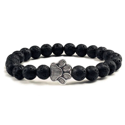 Pulsera de Patas con Cuentas – Diseño de Piedra Natural