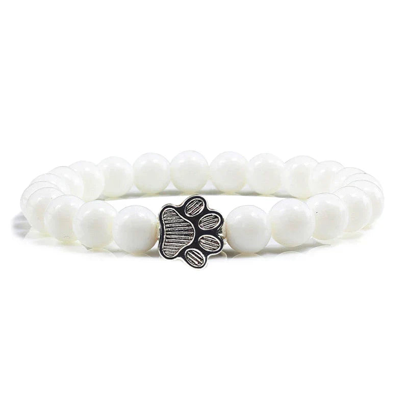 Pulsera de Patas con Cuentas – Diseño de Piedra Natural