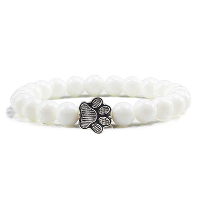 Pulsera de Patas con Cuentas – Diseño de Piedra Natural