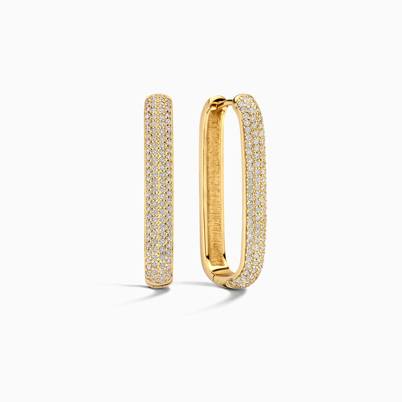 Aros Pavé de Gran Tamaño | Oro