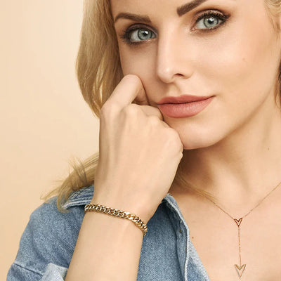 Pulsera Cubana de Éstate | Oro
