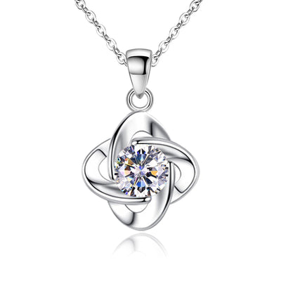 Conjunto de Anillo Seren Clover | Oro Blanco