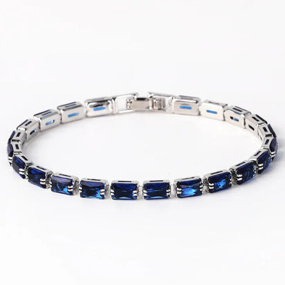 Pulsera de Piedra Zafiro Elegante