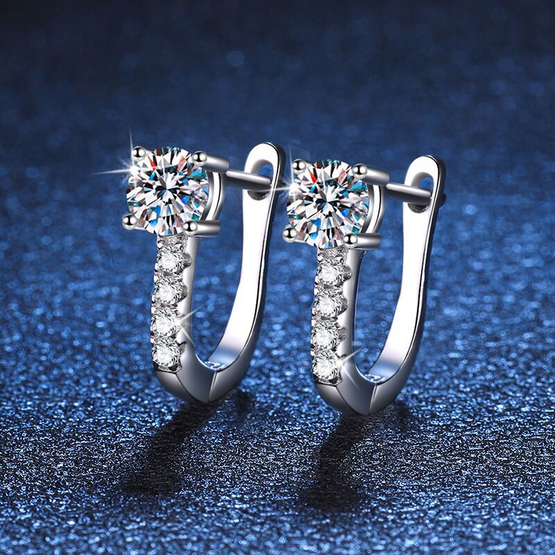 Pendientes Noelle | Oro blanco