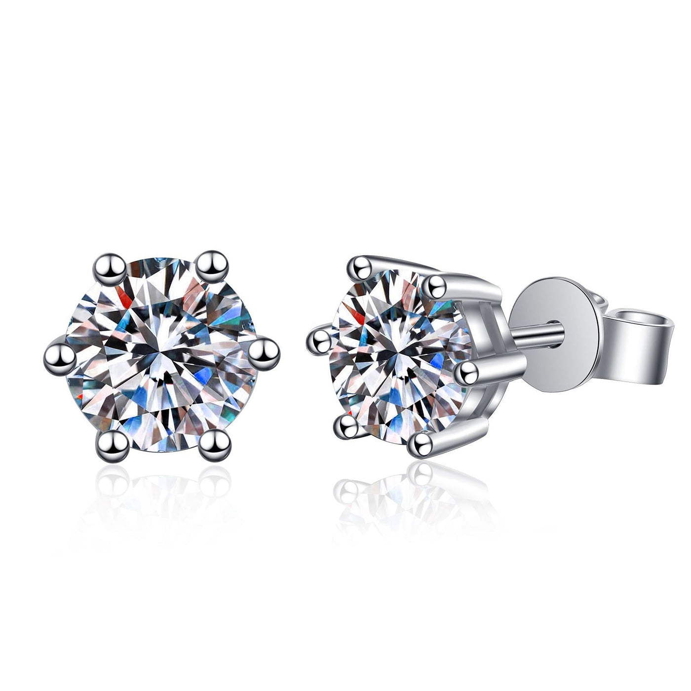 Pendientes Celeste Luxe | Oro blanco