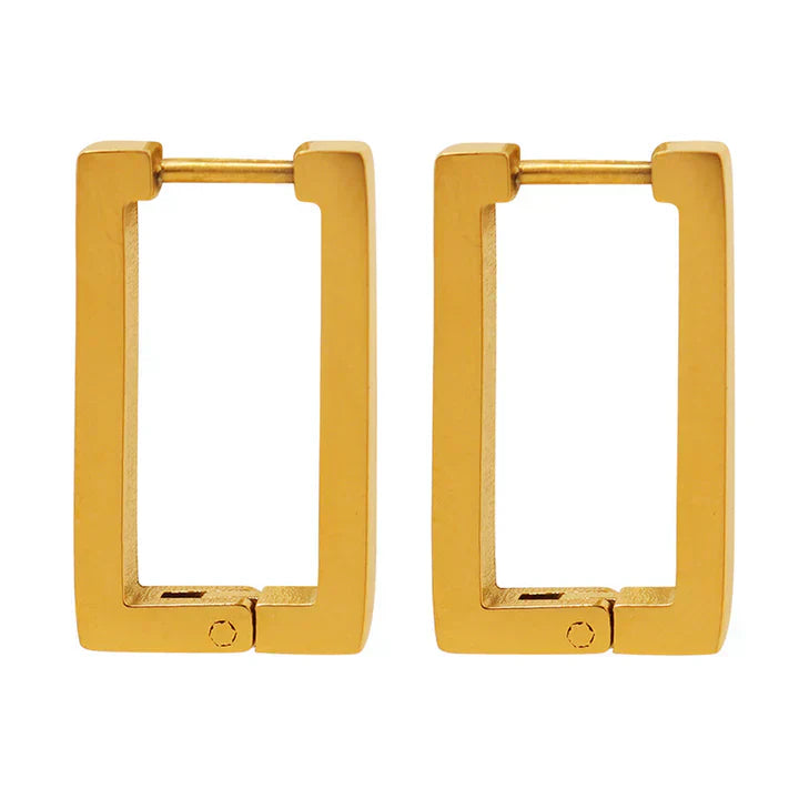 Pendientes Geométricos Terrafin | Oro