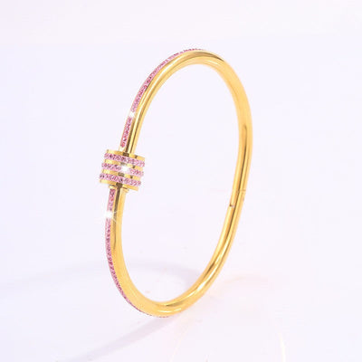 Pulsera Tessandra Virelli Negra | Dorada