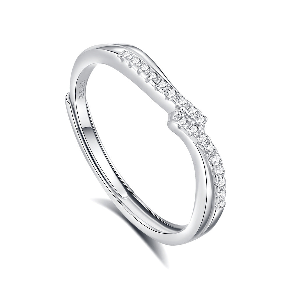 Anillo Isabeau Fontaine | Oro Blanco