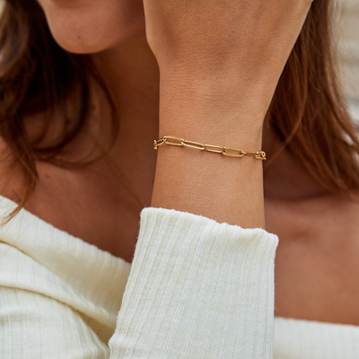 Pulsera de Clip Dorada