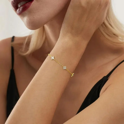 Pulsera de Cristales de Mariposa