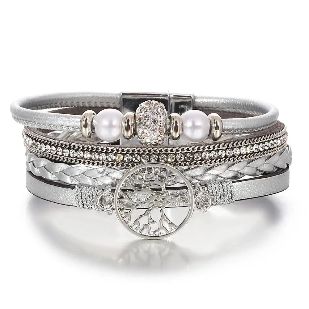 Pulsera de Strass Árbol de la Vida