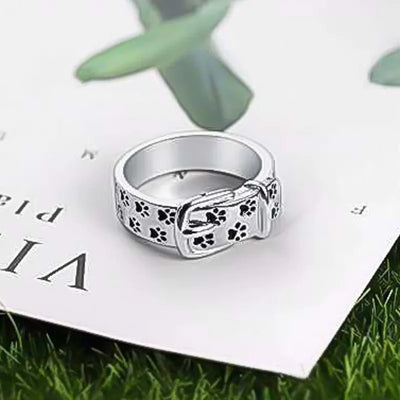 Anillo de Collar Inspirado en Perros, Bonito y Estiloso