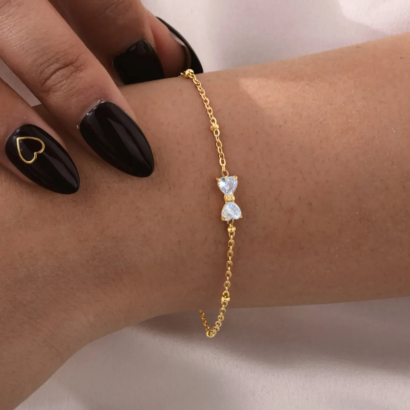 Pulsera de Encanto de Cristal Brillante y Elegante