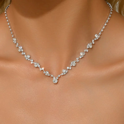 Collar de Novia Elegante con Diamantes