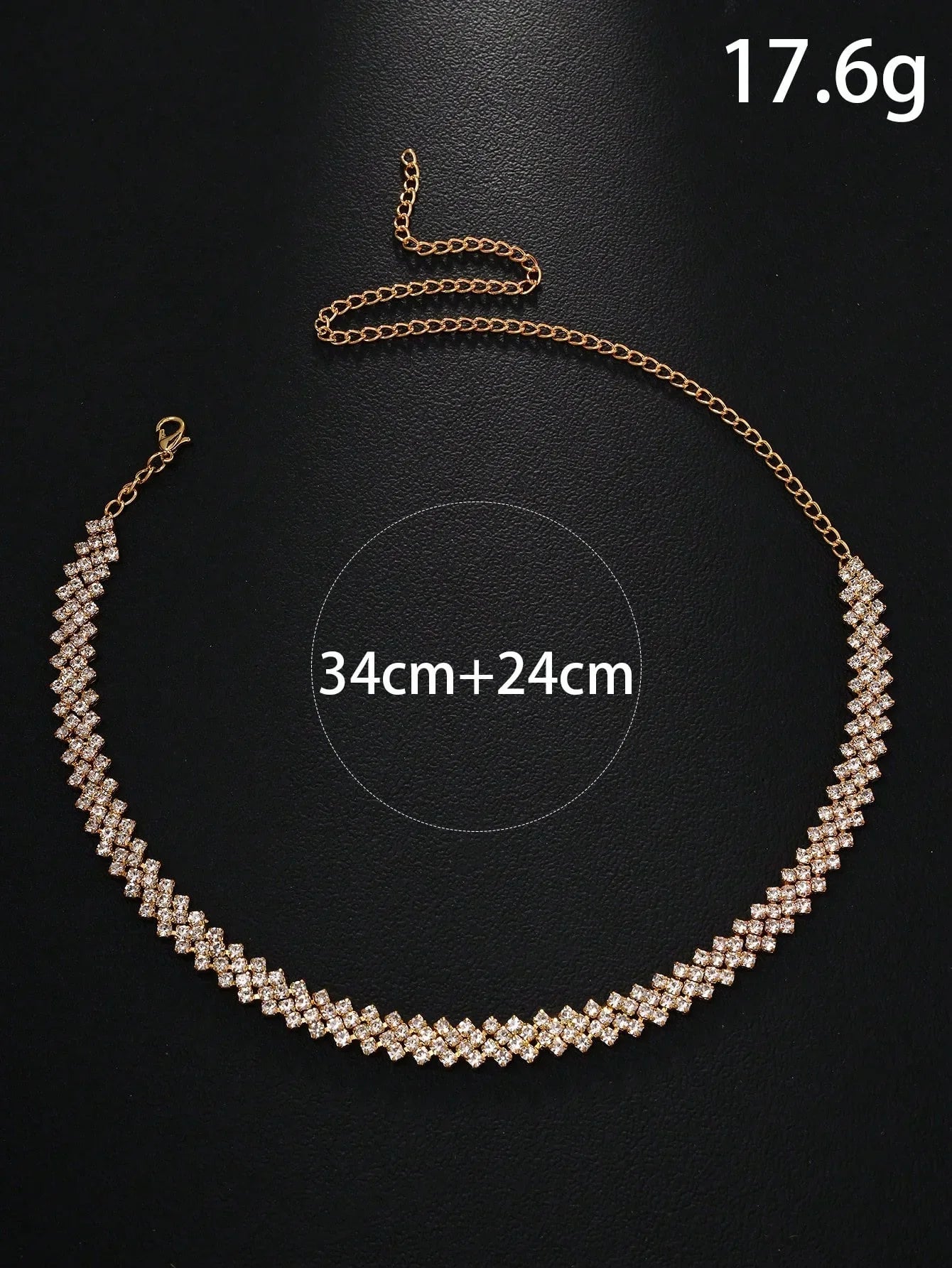 Collar Elegante con Rhinestones