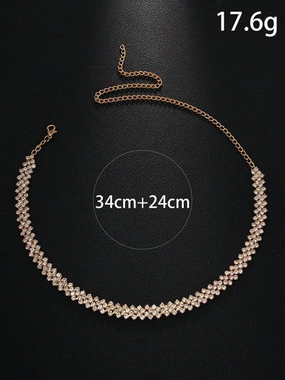 Collar Elegante con Rhinestones
