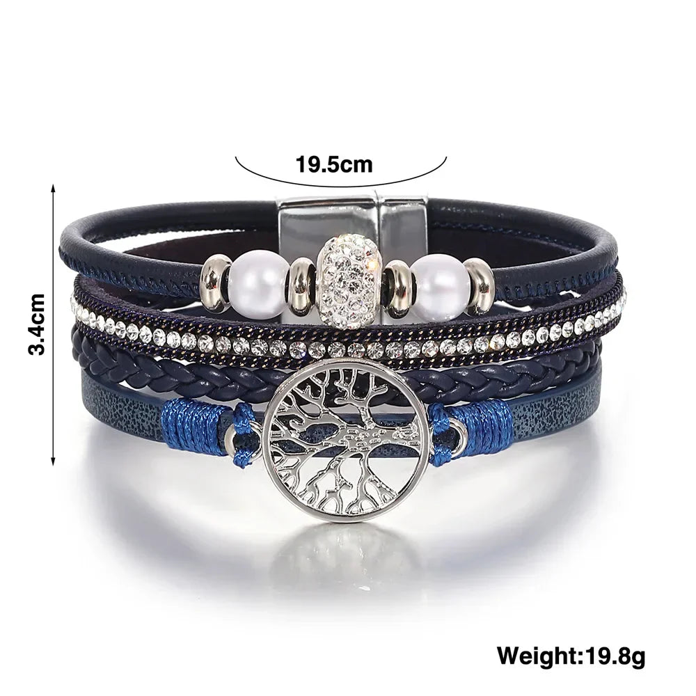Pulsera de Strass Árbol de la Vida