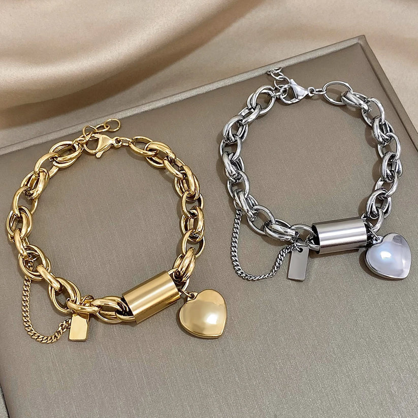 Pulsera Chunky Reconfortante | Oro