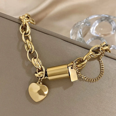 Pulsera Chunky Reconfortante | Oro