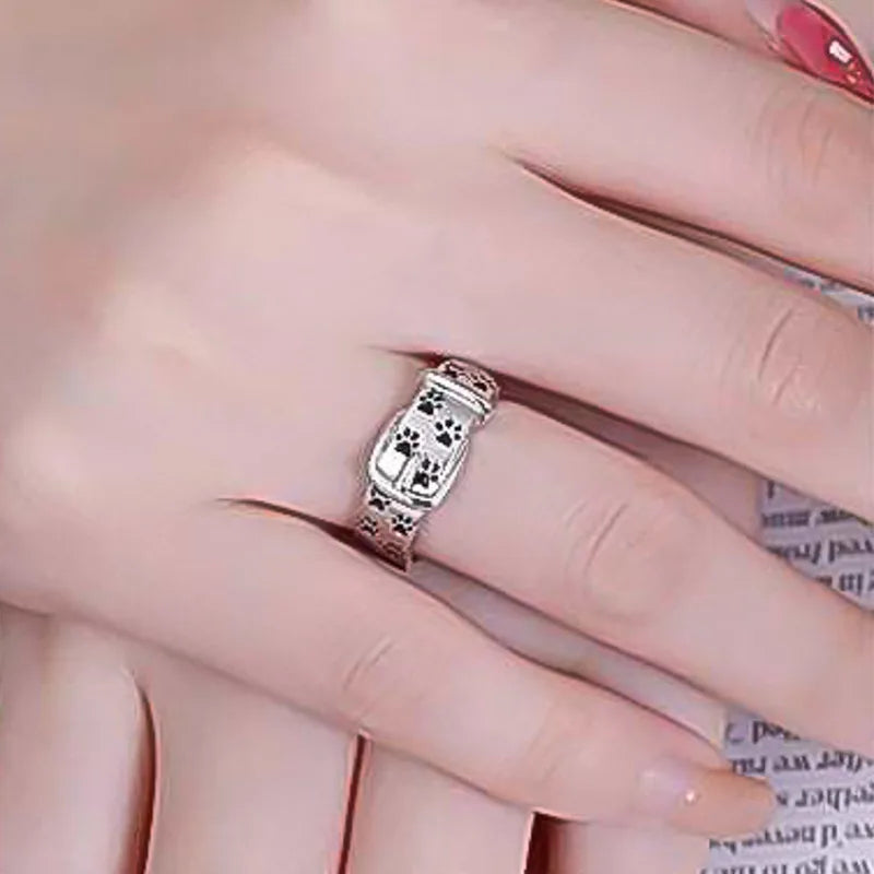 Anillo de Collar Inspirado en Perros, Bonito y Estiloso