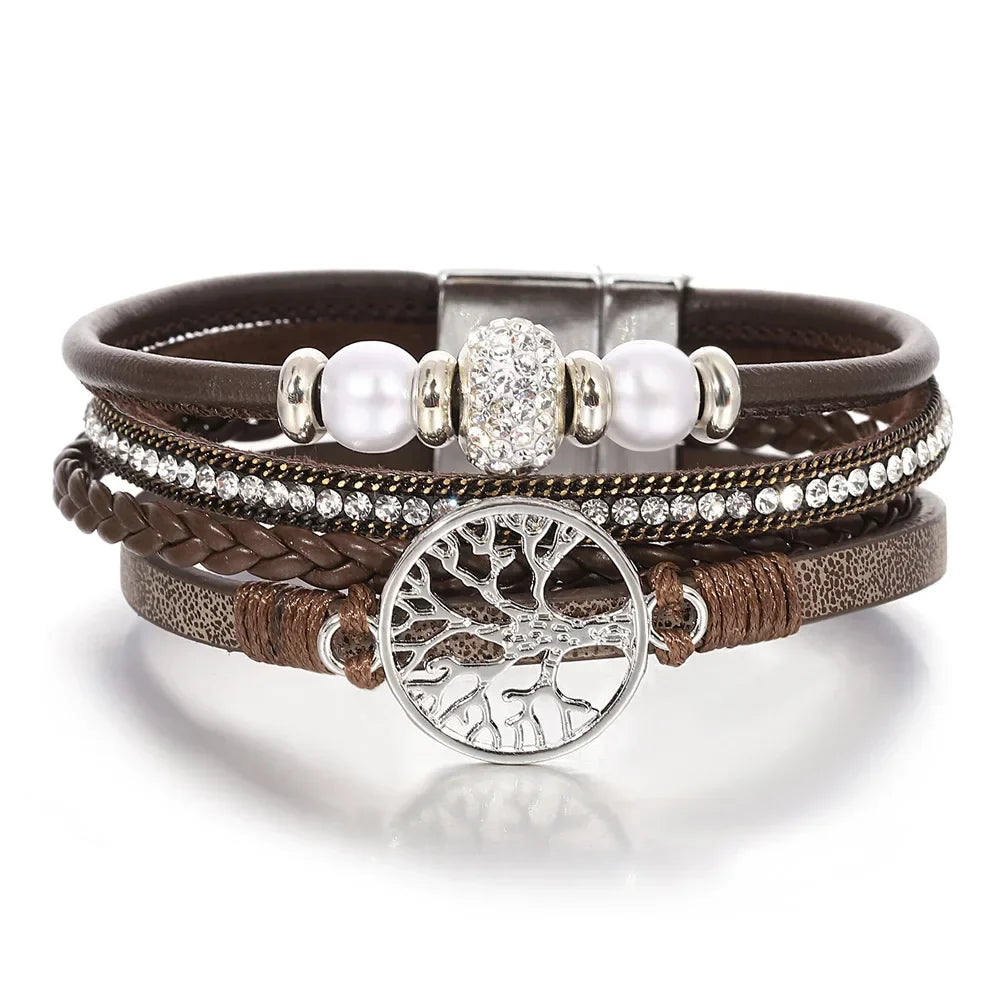 Pulsera de Strass Árbol de la Vida