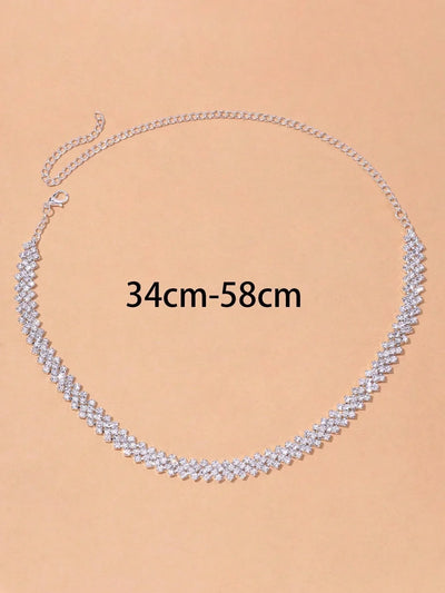 Collar Elegante con Rhinestones