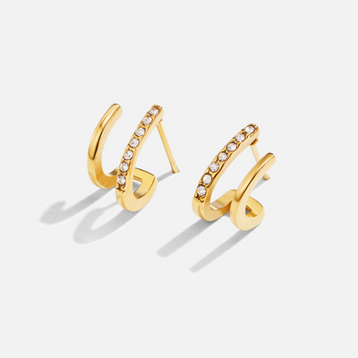 Pendientes de Cristal con Garra