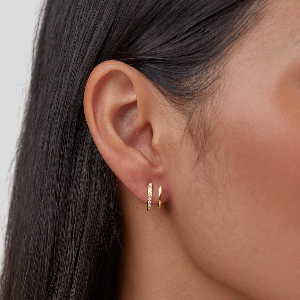 Pendientes de Cristal con Garra
