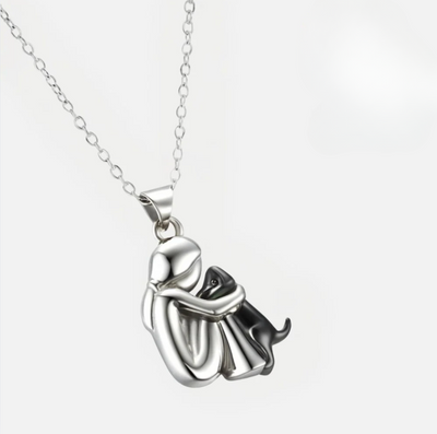 Collar con Colgante de Abrazo y Pendientes de Regalo – Oferta por Tiempo Limitado