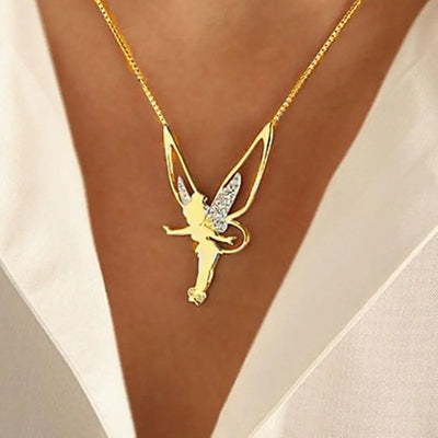 Collar de Hada en Oro y Plata