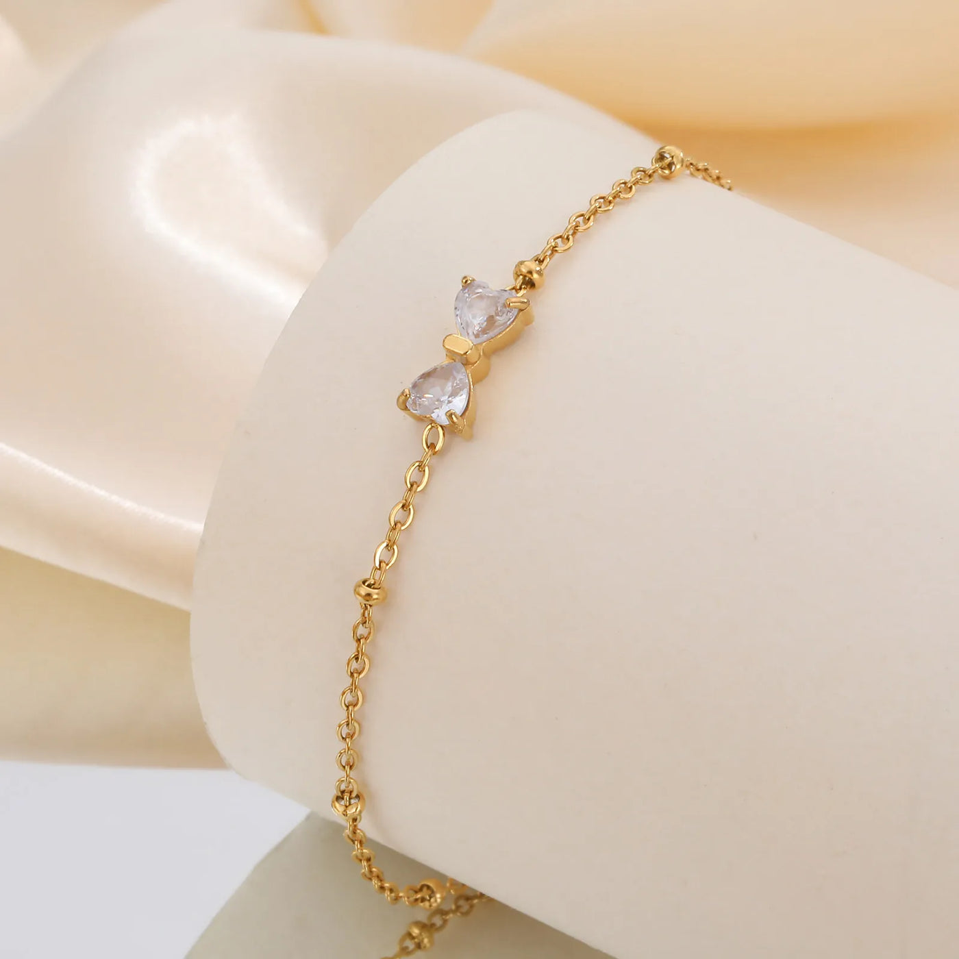 Pulsera de Encanto de Cristal Brillante y Elegante