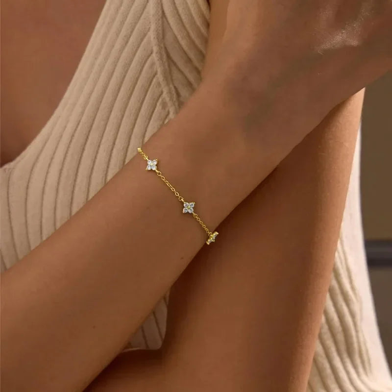 Pulsera de Cristales de Mariposa