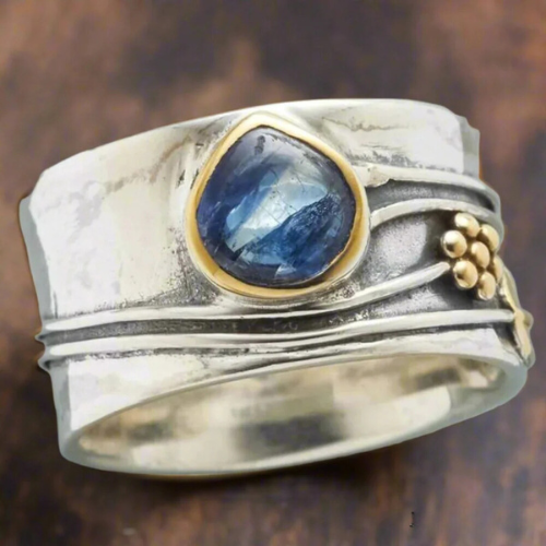 Bree - Anillo de Meditación Bohemio de Piedras Preciosas