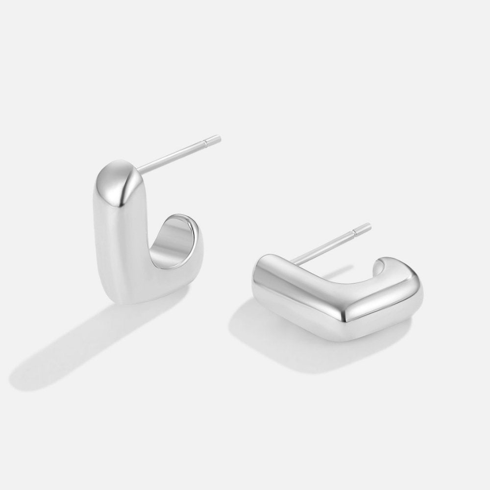 Pendientes de Aro Cuadrado de Oro Alice