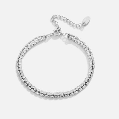 Pulsera de Cristal Arelia Plata