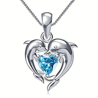 Collar de delfín gemelo Oceanheart