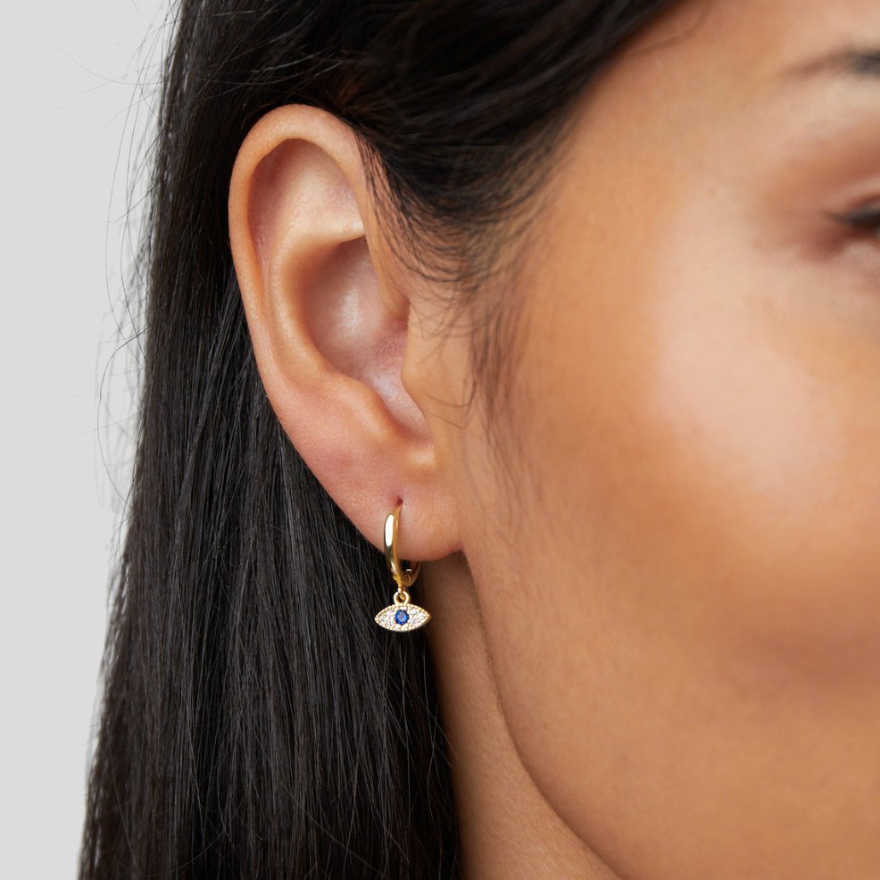 Pendientes de gota de ojo Sie
