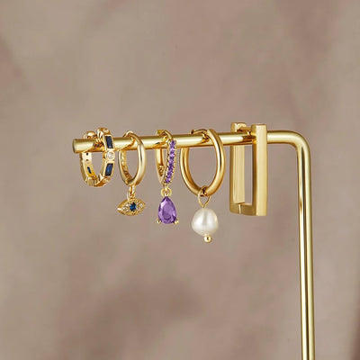 Pendientes de gotas de ojos